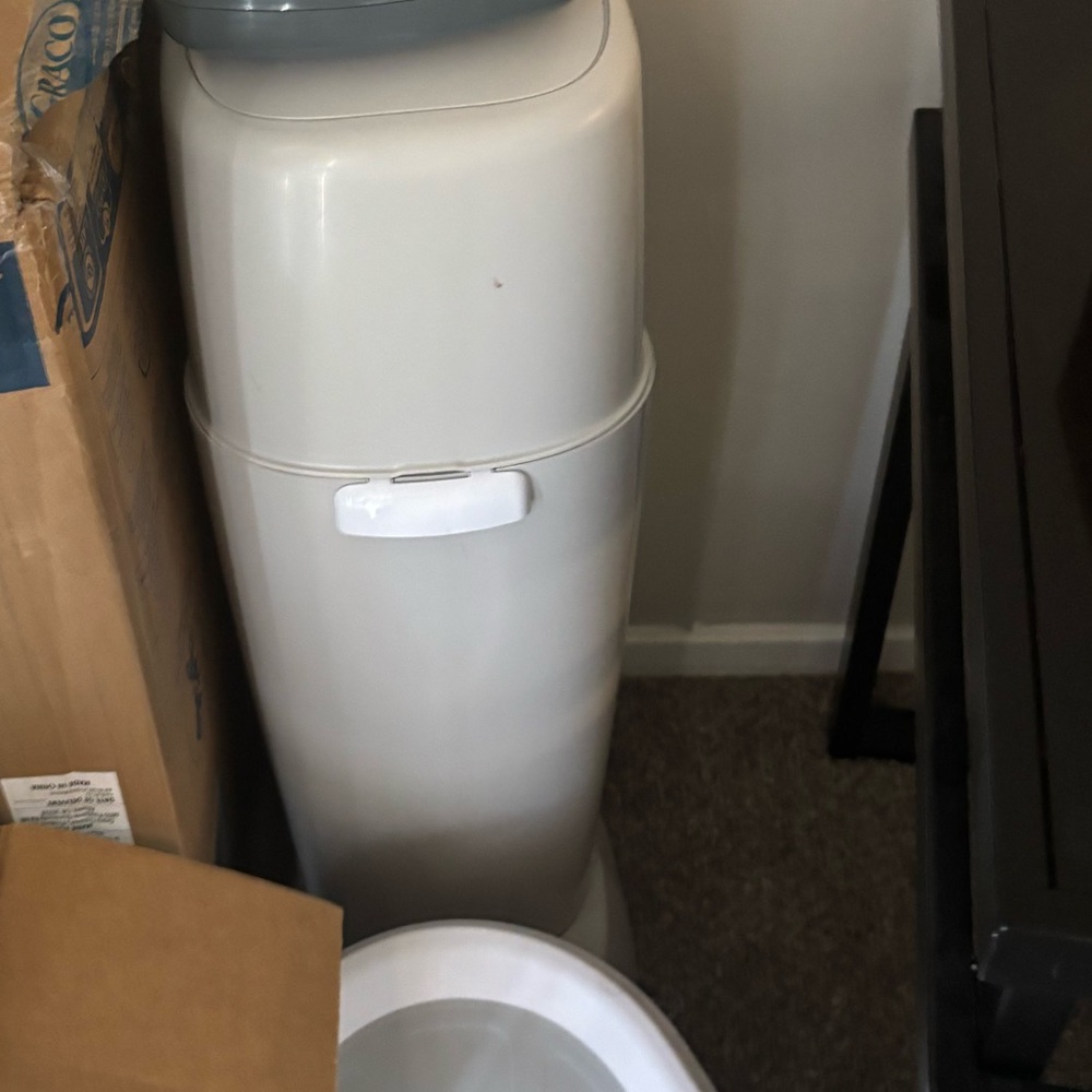 Diaper Disposal System - Gray and White